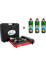 Orcamp Tekli Portatif Ocak Kırmızı